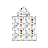 S0391 Cartoon Blue Star Star Baby Bathrobe