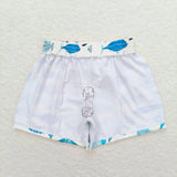 S0399 Fish Blue Boy's Shorts Swim Trunks