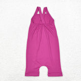 S0448 Sports Purple Girl's Jumpsuit Bodysuit