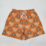 S0462 Western Cows Adult's Men Swim Trunks Shorts