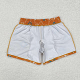 S0463 Western Cows Boy's Shorts Swim Trunks