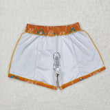 S0463 Western Cows Boy's Shorts Swim Trunks