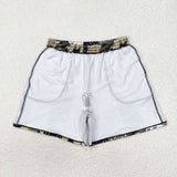 S0466 Hunting Camo Elk Adult's Men Swim Trunks Shorts