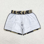 S0467 Hunting Camo Elk Boy's Shorts Swim Trunks