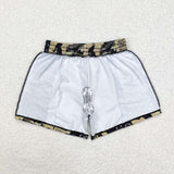 S0467 Hunting Camo Elk Boy's Shorts Swim Trunks