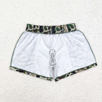 S0469 Hunting Camo Elk Mallard Ducks Boy's Shorts Swim Trunks