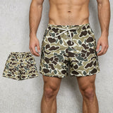 S0474 Hunting Camo Adult's Men Swim Trunks Shorts