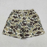 S0474 Hunting Camo Adult's Men Swim Trunks Shorts