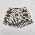 S0475 Hunting Camo Boy's Shorts Swim Trunks