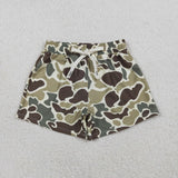S0475 Hunting Camo Boy's Shorts Swim Trunks