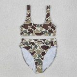 S0476 Hunting Camo Summer Women Adult Swimsuit