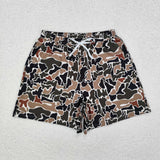 S0478 Hunting Camo Adult's Men Swim Trunks Shorts