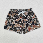 S0479 Hunting Camo Boy's Shorts Swim Trunks