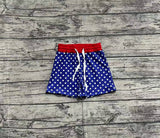 Preorder S0528 July 4th USA Star Boy's Shorts Swim Trunks