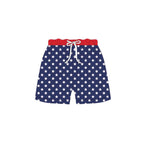 Preorder S0528 July 4th USA Star Boy's Shorts Swim Trunks