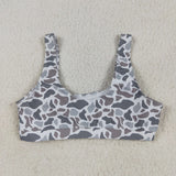 US Warehouse S0558 Camo Grey Summer Women Adult Swimsuit