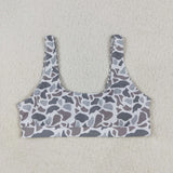 US Warehouse S0558 Camo Grey Summer Women Adult Swimsuit