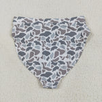 US Warehouse S0558 Camo Grey Summer Women Adult Swimsuit