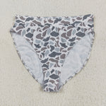 US Warehouse S0558 Camo Grey Summer Women Adult Swimsuit
