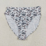 US Warehouse S0558 Camo Grey Summer Women Adult Swimsuit