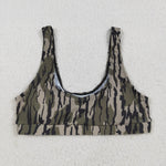 S0562 Amry Camo Summer Women Adult Bikini Swimsuit