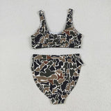US Warehouse S0565 Hunting Camo Summer Women Adult Swimsuit