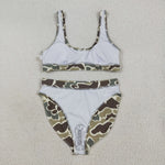 S0569 Hunting Camo Summer Women Adult Swimsuit