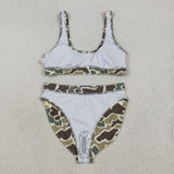 US Warehouse S0569 Hunting Camo Summer Women Adult Swimsuit