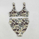 S0569 Hunting Camo Summer Women Adult Swimsuit