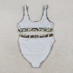 US Warehouse S0569 Hunting Camo Summer Women Adult Swimsuit