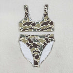 US Warehouse S0569 Hunting Camo Summer Women Adult Swimsuit