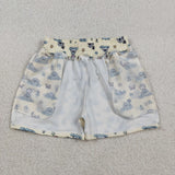S0584 Ocean Shark Boy's Shorts Swim Trunks
