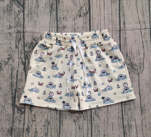 Preorder Samples S0584 Ocean Shark Boy's Shorts Swim Trunks