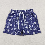 Summer Boy's Shorts Swim Trunks Matching Clothes