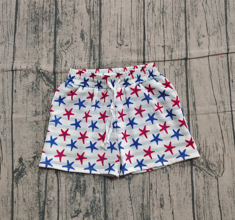 Preorder Samples S0588 Ocean Starfish Boy's Shorts Swim Trunks