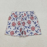Summer Boy's Shorts Swim Trunks Matching Clothes