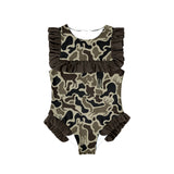 Preorder Samples S0597 Hunting Camo Elk Girls Swimsuit Onesie