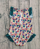 Preorder Samples S0598 Hunting Camo Girls Swimsuit Onesie