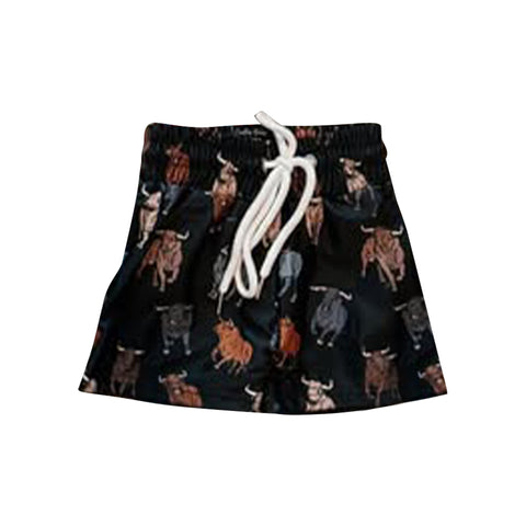 Preorder 10.21 MOQ 5 pcs Western Cow Boy's Shorts Swim Trunks