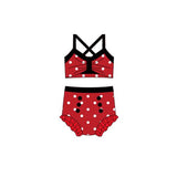 Preorder MOQ 5 pcs each style Princess Girls Swimsuit Set