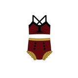 Preorder MOQ 5 pcs each style Princess Girls Swimsuit Set