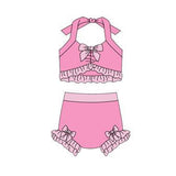 Preorder MOQ 5 pcs each style Princess Girls Swimsuit Set