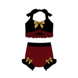 Preorder MOQ 5 pcs each style Princess Girls Swimsuit Set