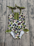 Preorder Samples S0744 Mallard Ducks Camo Girls Swimsuit Onesie