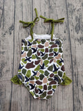 Preorder Samples S0744 Mallard Ducks Camo Girls Swimsuit Onesie