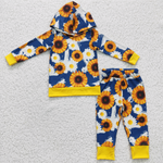 SALE 6 B10-5 Flower Hoodie Girl's Set