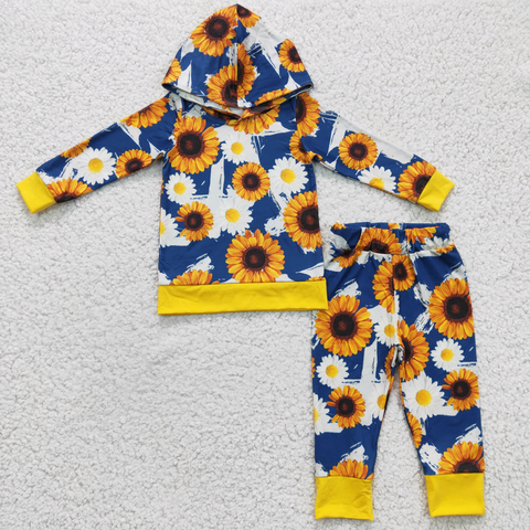 SALE 6 B10-5 Flower Hoodie Girl's Set
