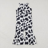 SR0444 Farm Cow Girl's Jumpsuit