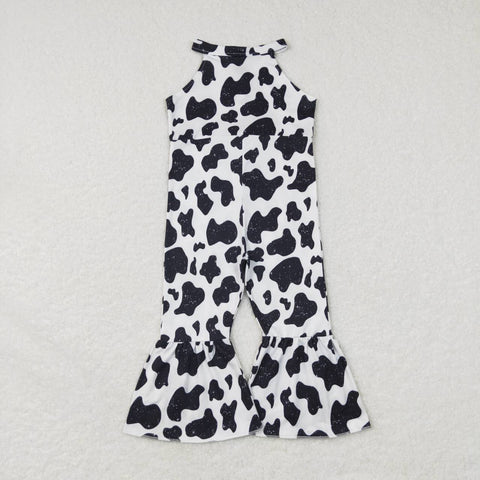 SR0444 Farm Cow Girl's Jumpsuit