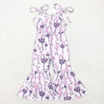 SR0505 Flamingo Pink Girl's Jumpsuit